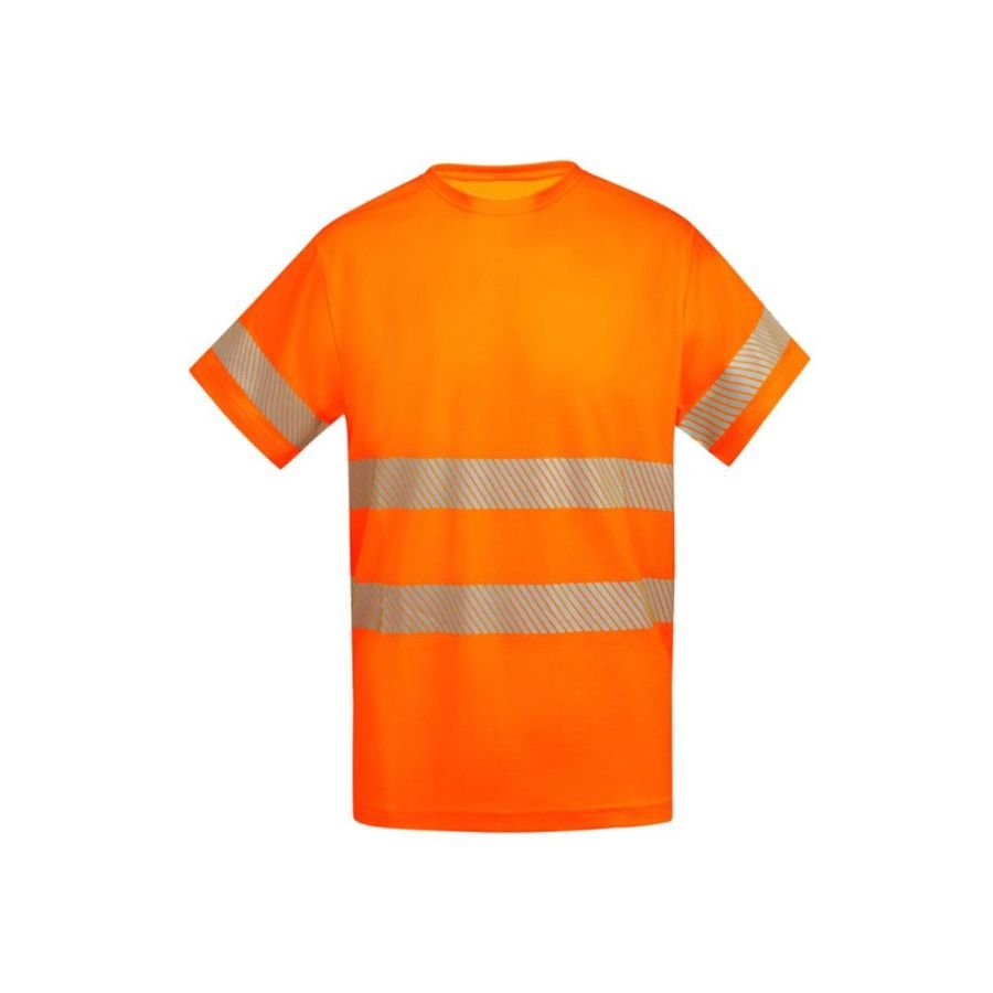 CAMISETA AV ALGODÓN POLIESTER NARANJA AV