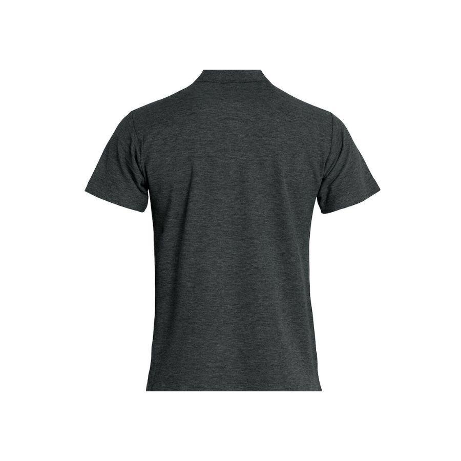 POLO HOMBRE 100% ALGODÓN · MANGA CORTA CON ABERTURAS LATERALES · 190GSM · BASIC POLO ANTRACITA DET