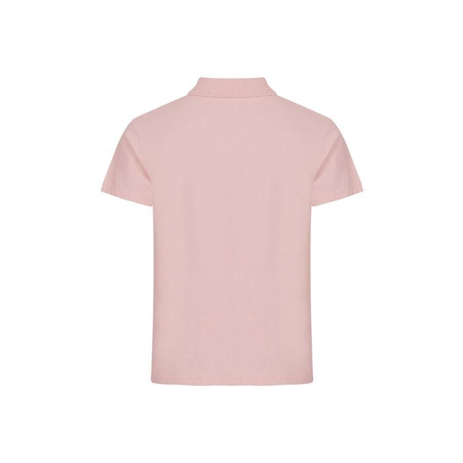 POLO HOMBRE 100% ALGODÓN · MANGA CORTA CON ABERTURAS LATERALES · 190GSM · BASIC POLO CANDY PINK DET