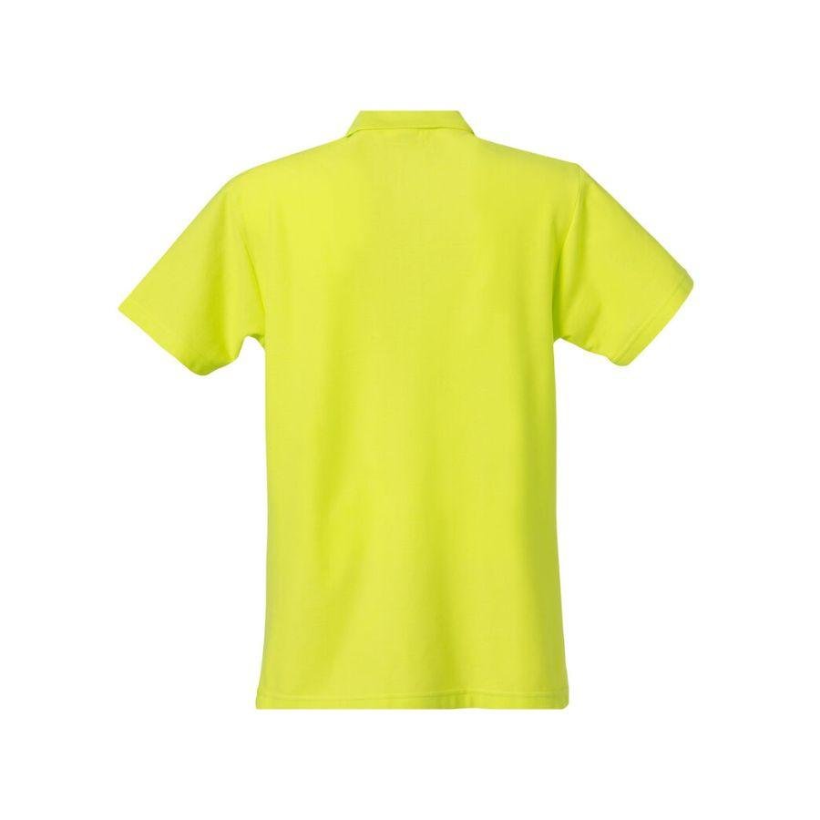 POLO HOMBRE 100% ALGODÓN · MANGA CORTA CON ABERTURAS LATERALES · 190GSM · BASIC POLO VERDE DET
