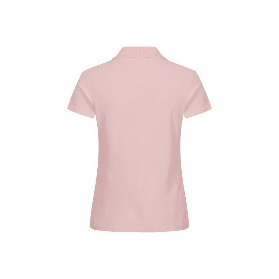 POLO MUJER 100% ALGODÓN · MANGA CORTA CON ABERTURAS LATERALES · 190GSM · BASIC POLO CANDY PINK DET