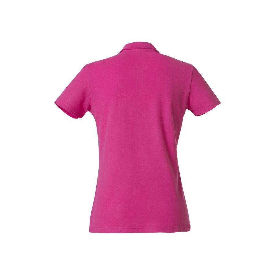 POLO MUJER 100% ALGODÓN · MANGA CORTA CON ABERTURAS LATERALES · 190GSM · BASIC POLO CEREZA DET