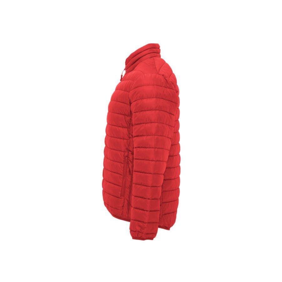 CHAQUETA EFECTO PLUMAS · PRENDA LIGERA · 300GSM · DOS BOLSILLOS · 5094 ROJO LATERAL