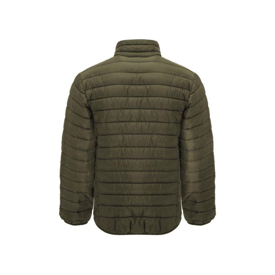 CHAQUETA EFECTO PLUMAS · PRENDA LIGERA · 300GSM · DOS BOLSILLOS · 5094 VERDE MILITAR BACK