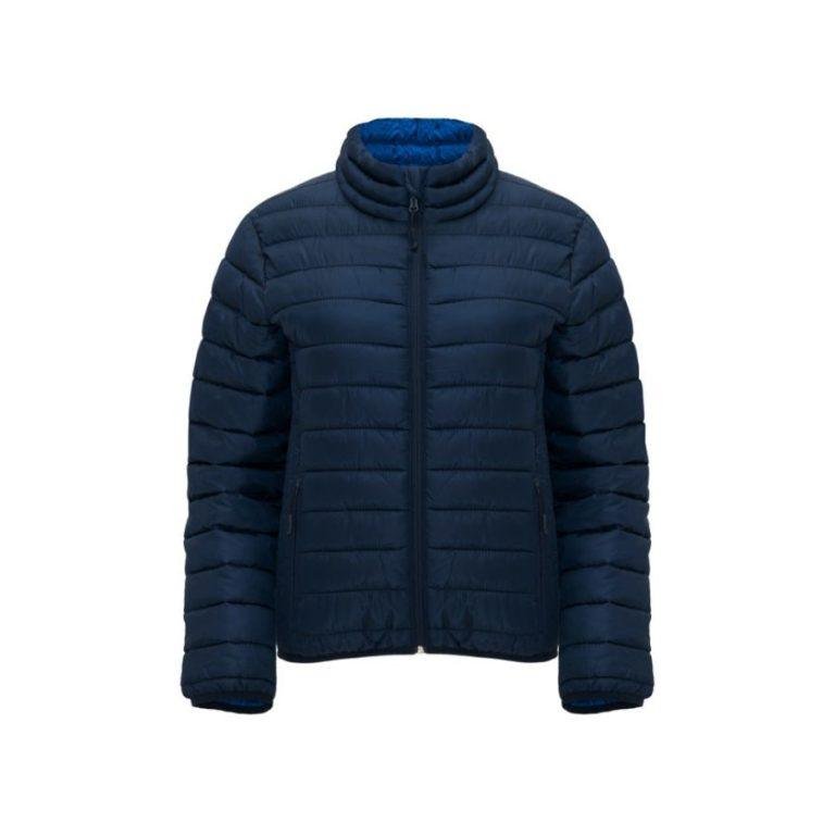 CHAQUETA MUJER PLUMAS · PRENDA LIGERA · 300GSM · DOS BOLSILLOS · 5094 AZUL MARINO FRONT