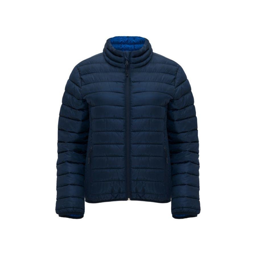 CHAQUETA MUJER PLUMAS · PRENDA LIGERA · 300GSM · DOS BOLSILLOS · 5094 AZUL MARINO FRONT