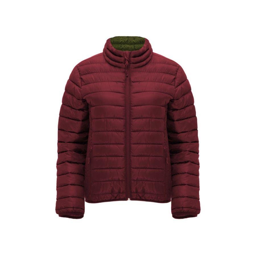 CHAQUETA MUJER PLUMAS · PRENDA LIGERA · 300GSM · DOS BOLSILLOS · 5094 BURDEOS FRONT