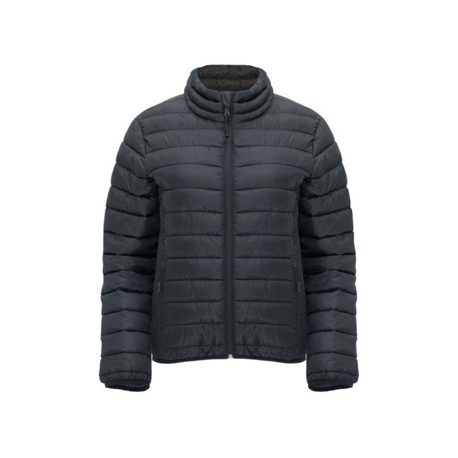 CHAQUETA MUJER PLUMAS · PRENDA LIGERA · 300GSM · DOS BOLSILLOS · 5094 EBANO FRONT