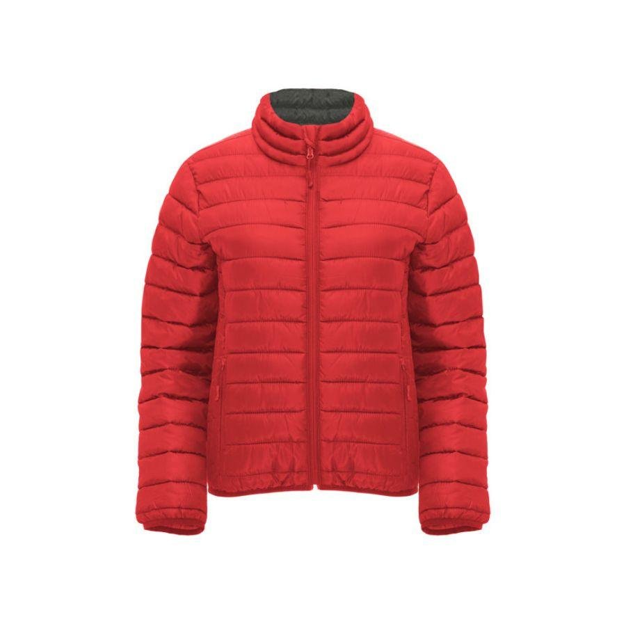 CHAQUETA MUJER PLUMAS · PRENDA LIGERA · 300GSM · DOS BOLSILLOS · 5094 ROJO FRONT
