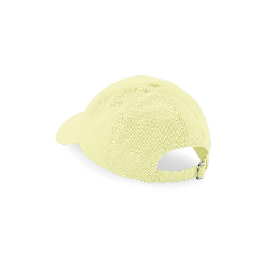 GORRA BASEBALL · COLOR PASTEL · 100%ALGODÓN · 6 PANELES · AB653 AMARILLO PASTEL BACK