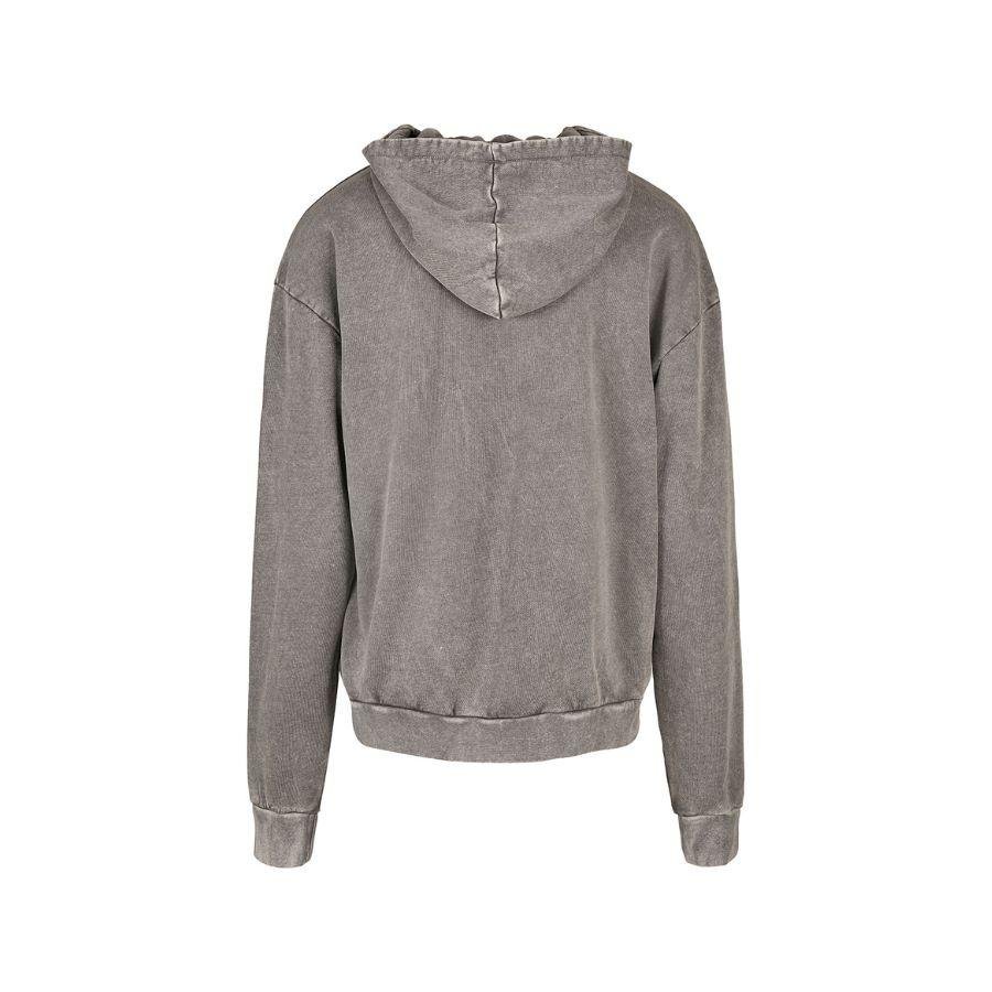 SUDADERA ÁCID WASHED · HOMBROS CAÍDOS · ALGODÓN PURO · 300GSM · SIN CORDONES · A204.39 BACK
