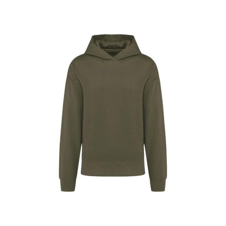 SUDADERA OVERSIZED · TEJIDO FELPA · 280GSM · SIN ETIQUETA · AK4018 KHAKI FRONT