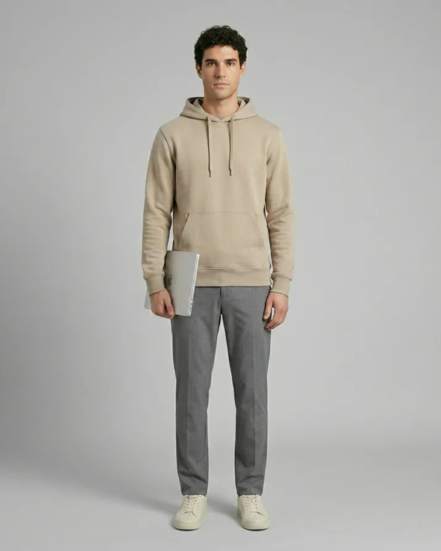 SUDADERA CON CAPUCHA ORGÁNIC 280GSM | K4027
