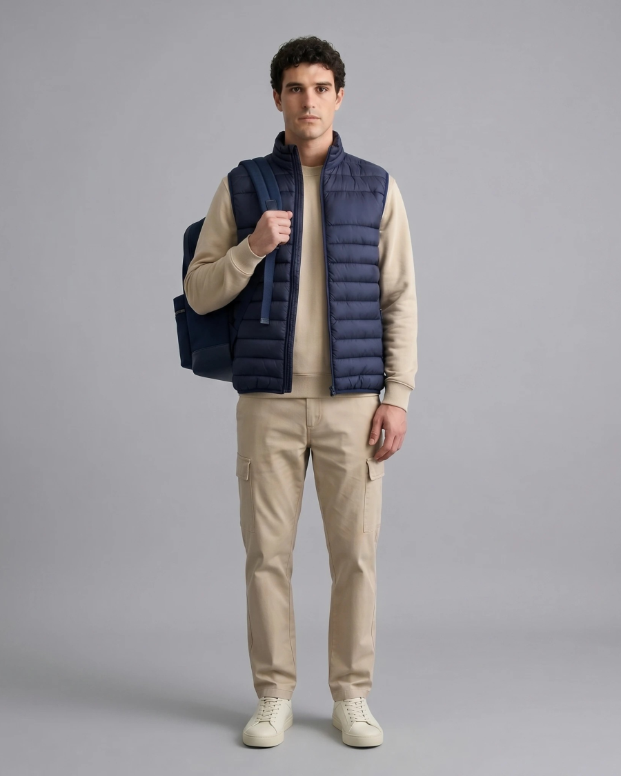 CHALECO ACOLCHADO HOMBRE 320 GSM | K6172