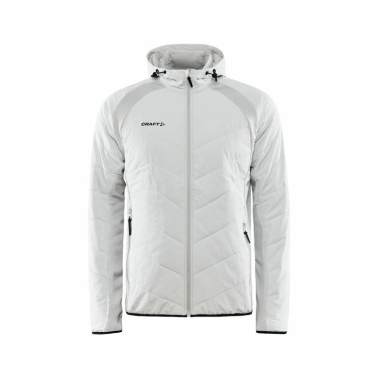 CHAQUETA ACOLCHADA LIGERA BLANCO FRONT MODEL