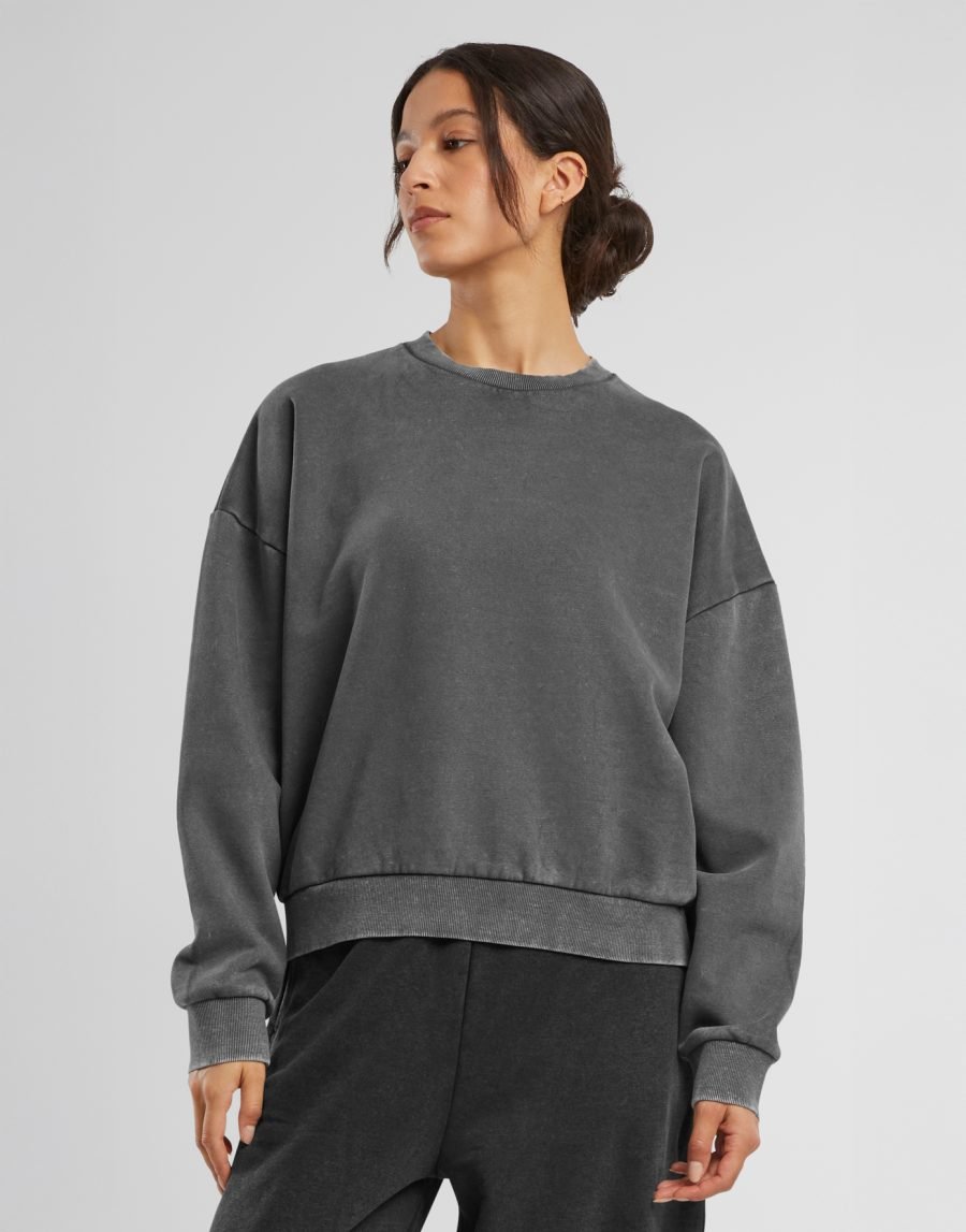 SUDADERA VINTAGE MUJER 360GSM | BY301