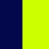 PANTALÓN LARGO COMBINADO AV 330GSM | WT9820 - Azul Marino/Amarillo Fluor