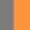 CHALECO ACOLCHADO BICOLOR 220GSM | V205902 - Gris/Naranja