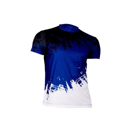 CAMISETA TROPI AZUL ROJA