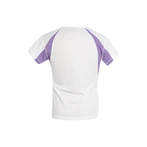 CAMISETA FITNESS FRONT BLANCO LILA