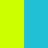 CAZADORA AV COMBINADA  240GSM | WR2265 - Amarillo AV/Turquesa