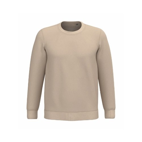 SUDADERA CUELLO REDONDO BEIGE