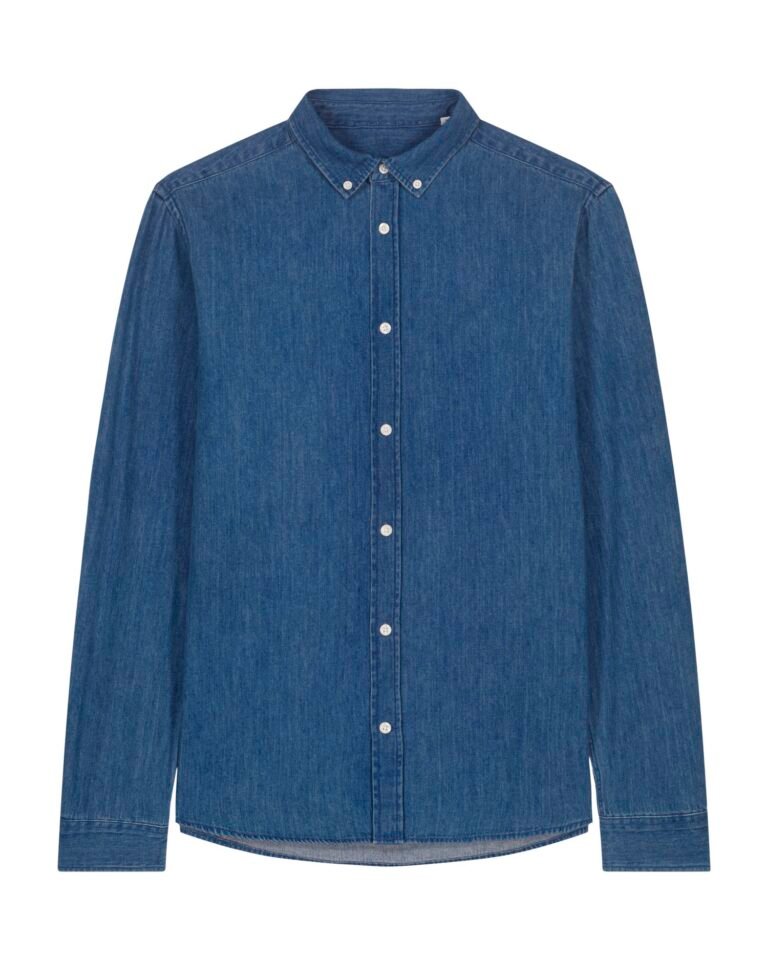 Stanley Denim Shirt - Mid Wash