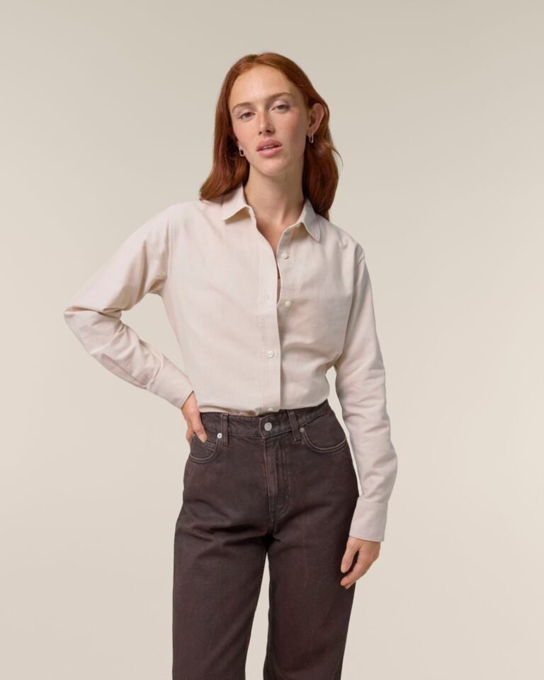 Stella Oxford Shirt - Beige Oxford