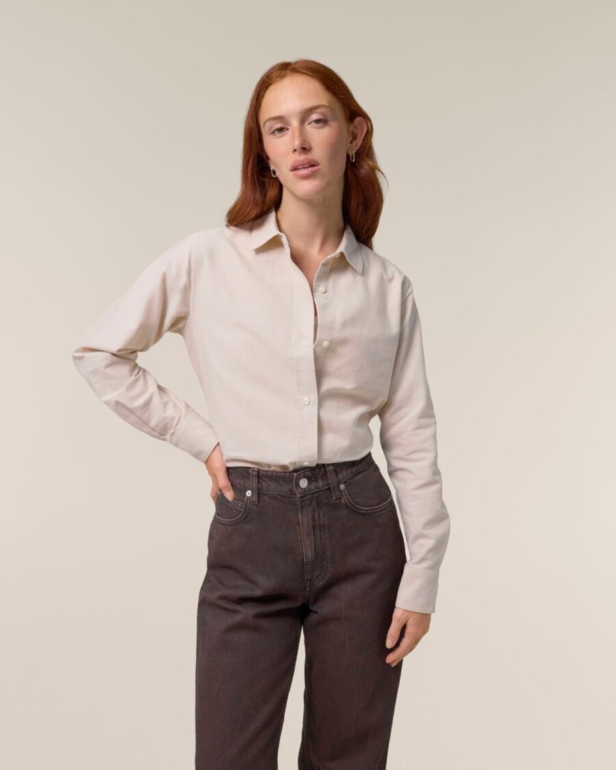 CAMISA OXFORD MUJER 190GSM | STWW971