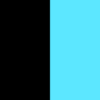 CHALECO ACOLCHADO BICOLOR 220GSM | V205902 - Negro/Celeste