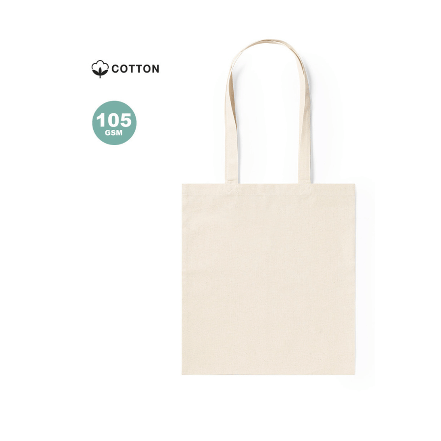 BOLSA TOTE BAG · 105 GSM · GRAMAJE FINO · RESISTENTE A 7KG · PERSONALIZABLE · 3322