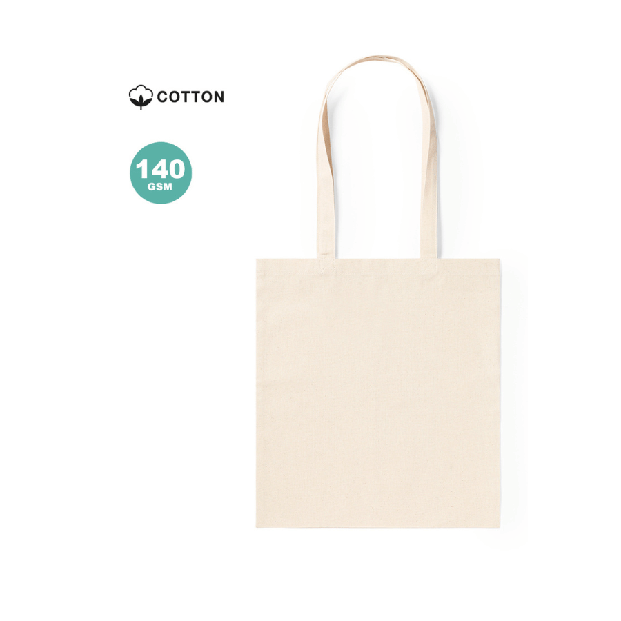 BOLSA TOTE BAG · 140 GSM · GRAMAJE FINO · RESISTENTE 7KG · PERSONALIZABLE · 6048