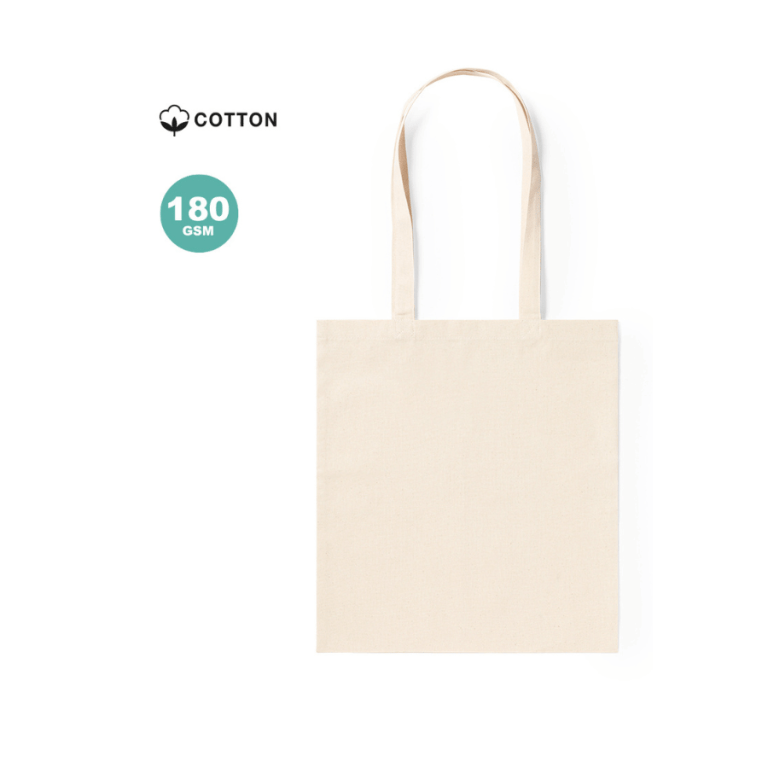 BOLSA TOTE BAG · 180 GSM · GRAMAJE ALTO · RESISTENTE A 9KG · PERSONALIZABLE · 6048 (2)
