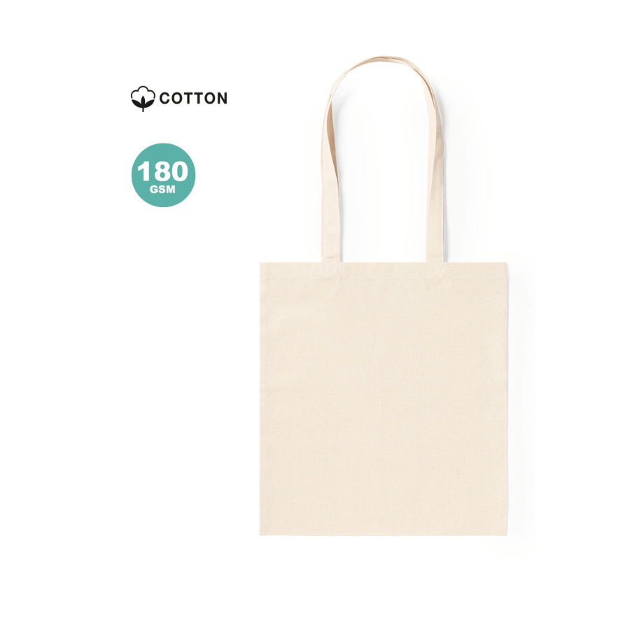 BOLSA TOTE BAG · 180 GSM · GRAMAJE ALTO · RESISTENTE A 9KG · PERSONALIZABLE · 6048