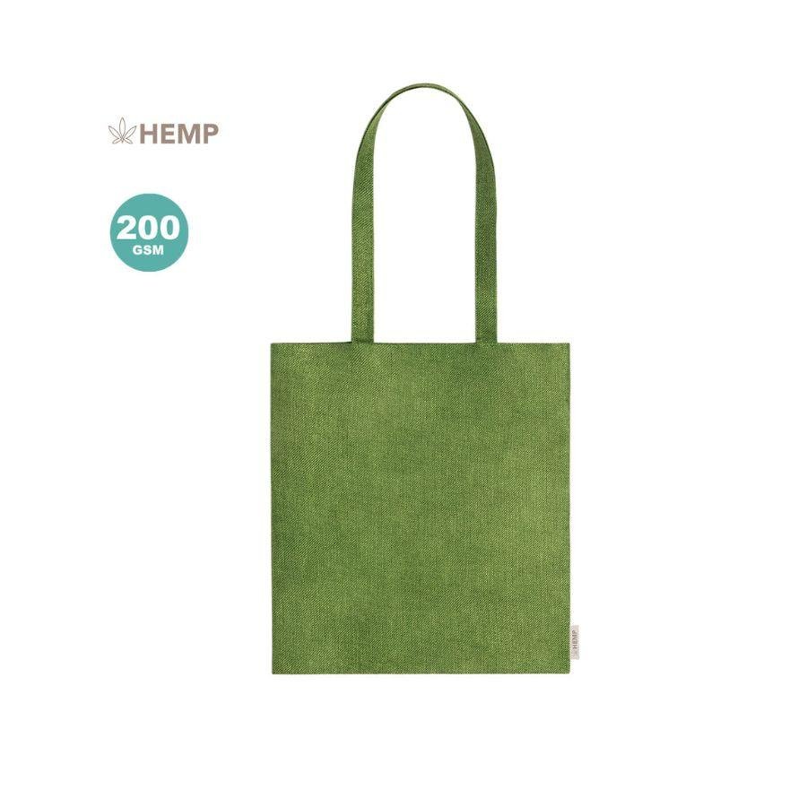 Bolsa 100 % Tela de Cáñamo · Tejido de Gran Resistencia · Origen Natural · 200 GSM · Personalizable · Ref 1153 (2)