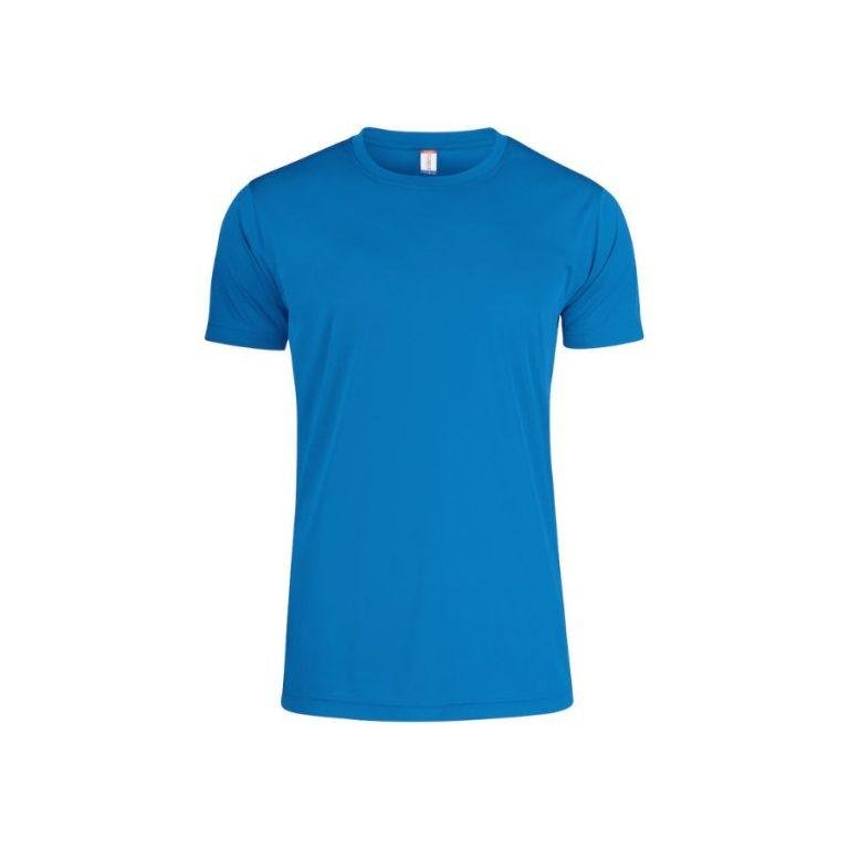 CAMISETA TÉCNICA · 135GSM · TEJIDO INTERLOCK · PROTECCIÓN UV_50 · BASIC ACTIVE - T ROYAL FRONT