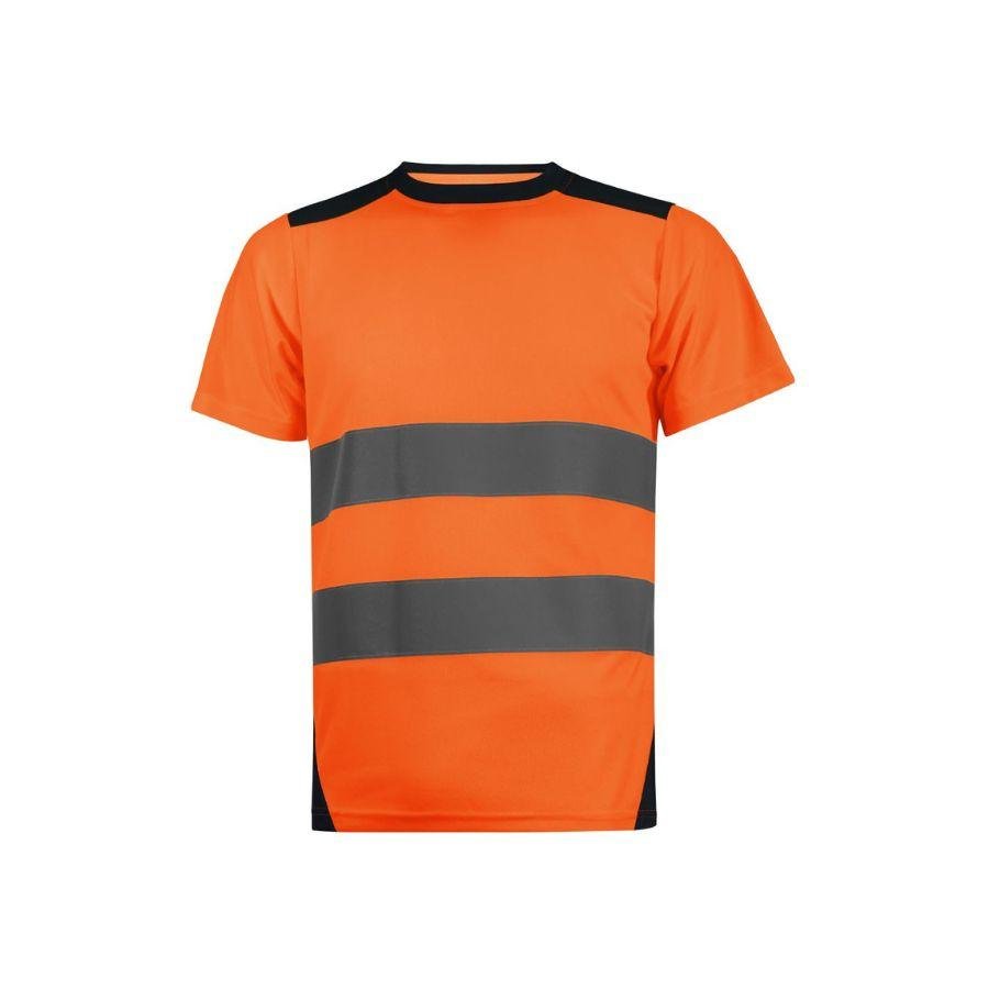Camiseta Alta Visibilidad Naranja Fluor
