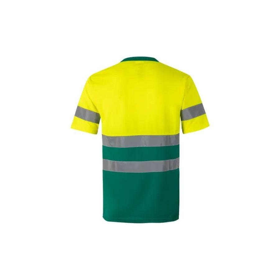 Camiseta Alta Visibilidad Reflatex Amarillo Fluor-Verde Back