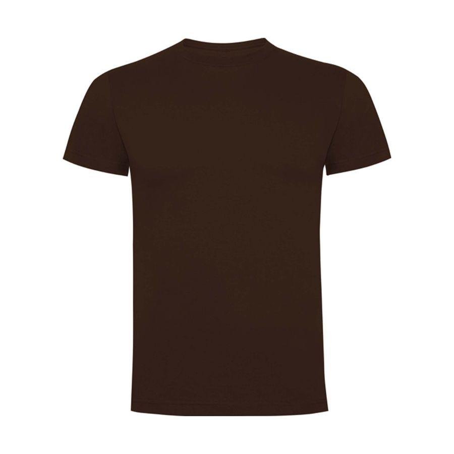 Camiseta Laboral Básica Marron Chocolate