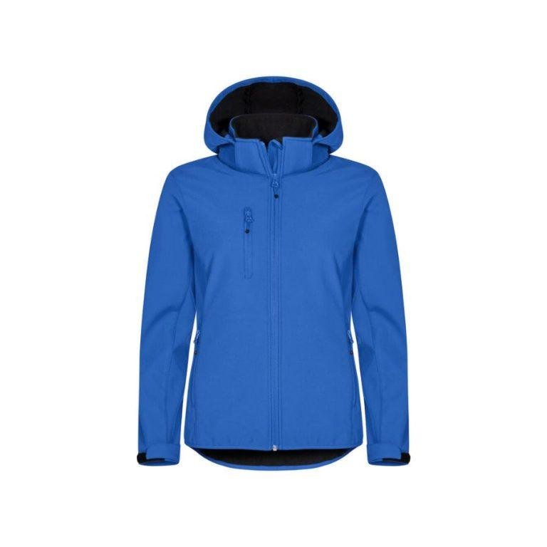 Chaqueta SoftShell Mujer · Con Capucha Desmontable · Tejido Polar · Elástica royal front