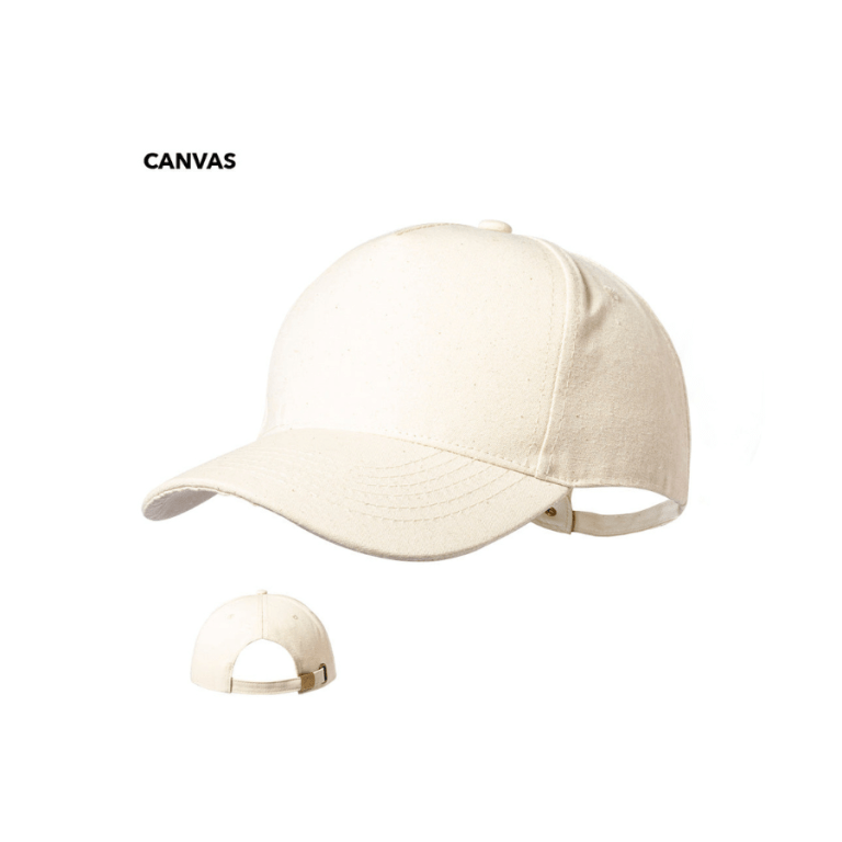 Gorra Canvas Natural · Alta Calidad · 5 Paneles · Personalizable · Ref 1538 (3)