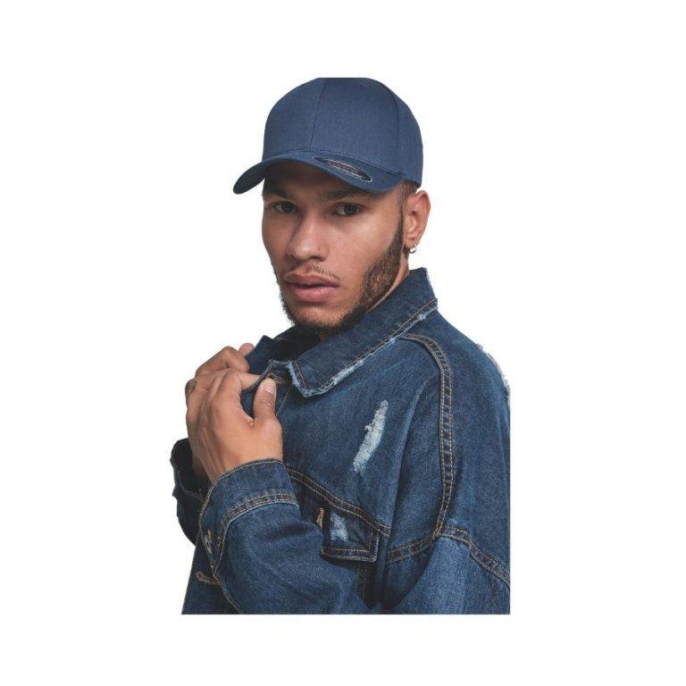 Gorra Flexit · Materiales sostenibles · Visera Curvada Reforzada · Patent Tech MODELO