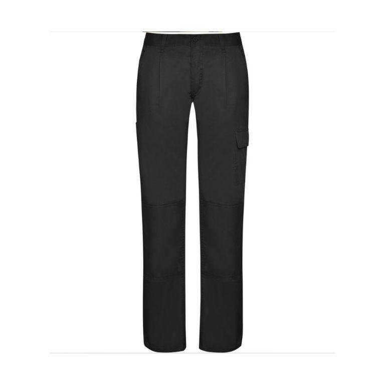 Pantalón Multibolsillos Básico Mujer Negro Front