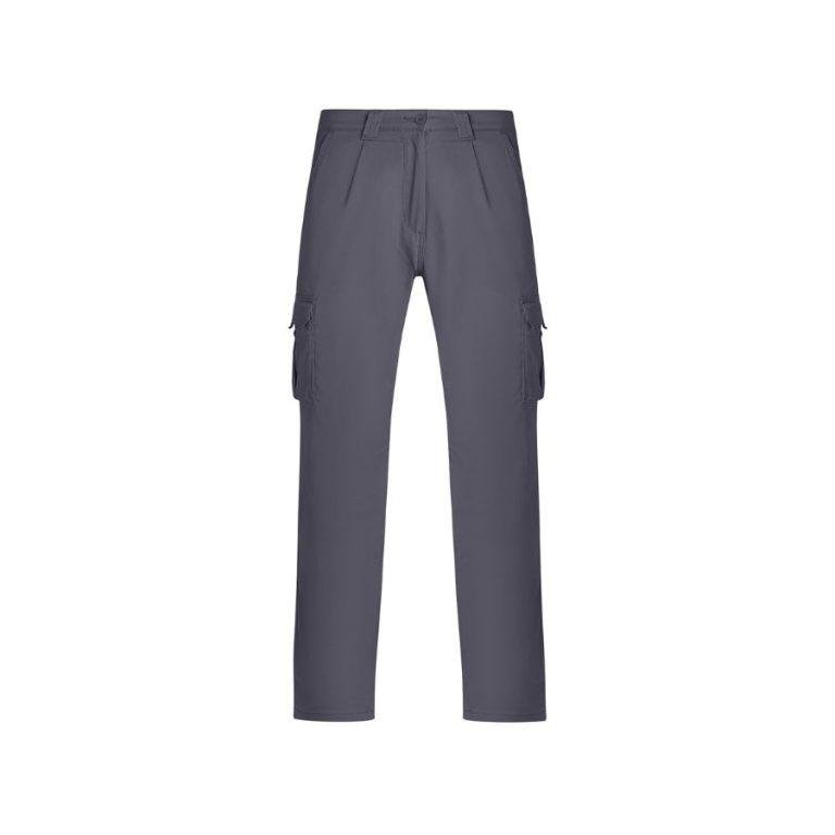 Pantalón Multibolsillos Elástico Plomo Oscuro Front