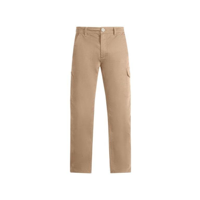 Pantalón Multibolsillos Gramaje Alto 300 Camel Front