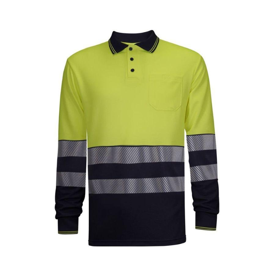 POLO MANGA LARGA AV COMBINADO 140GSM | WR2306S