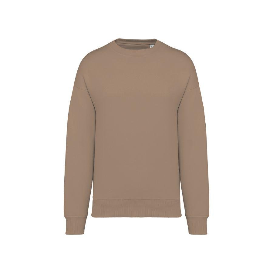 SUDADERA OVERSIZED FIT · SIN CAPUCHA · 300 GMS · TACTO MUY SUAVE · APARIENCIA ÚNICA · AS407 driftwood