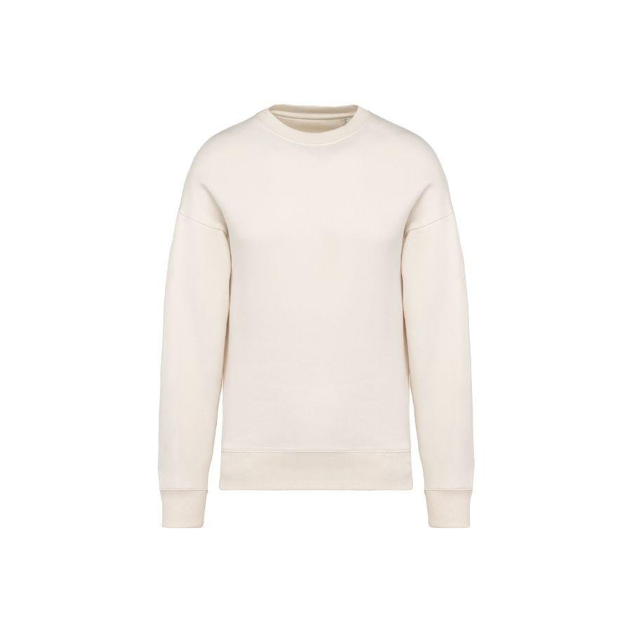 SUDADERA OVERSIZED FIT · SIN CAPUCHA · 300 GMS · TACTO MUY SUAVE · APARIENCIA ÚNICA · AS407 ivory