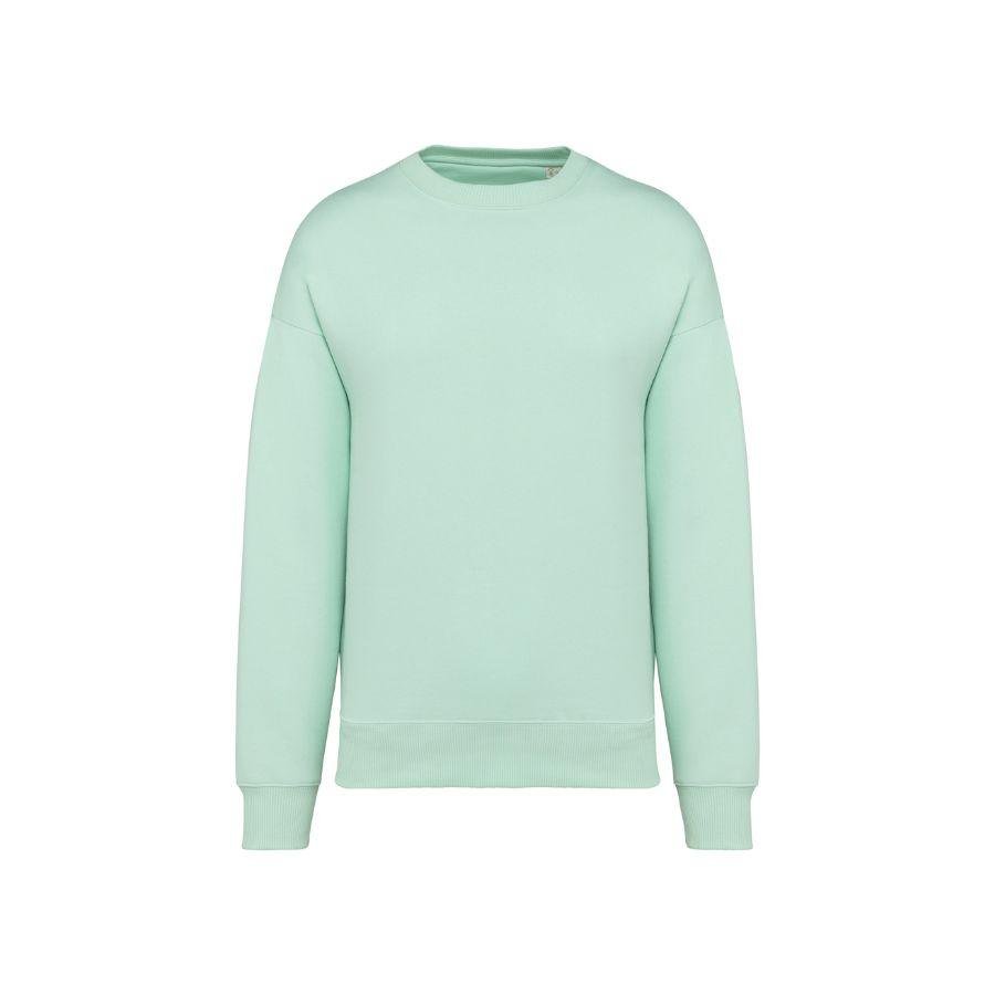 SUDADERA OVERSIZED FIT · SIN CAPUCHA · 300 GMS · TACTO MUY SUAVE · APARIENCIA ÚNICA · AS407 turbo green